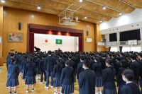 始業式の様子