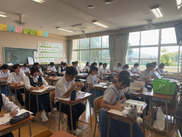 ２組の道徳の様子