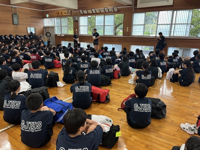 結団式の様子